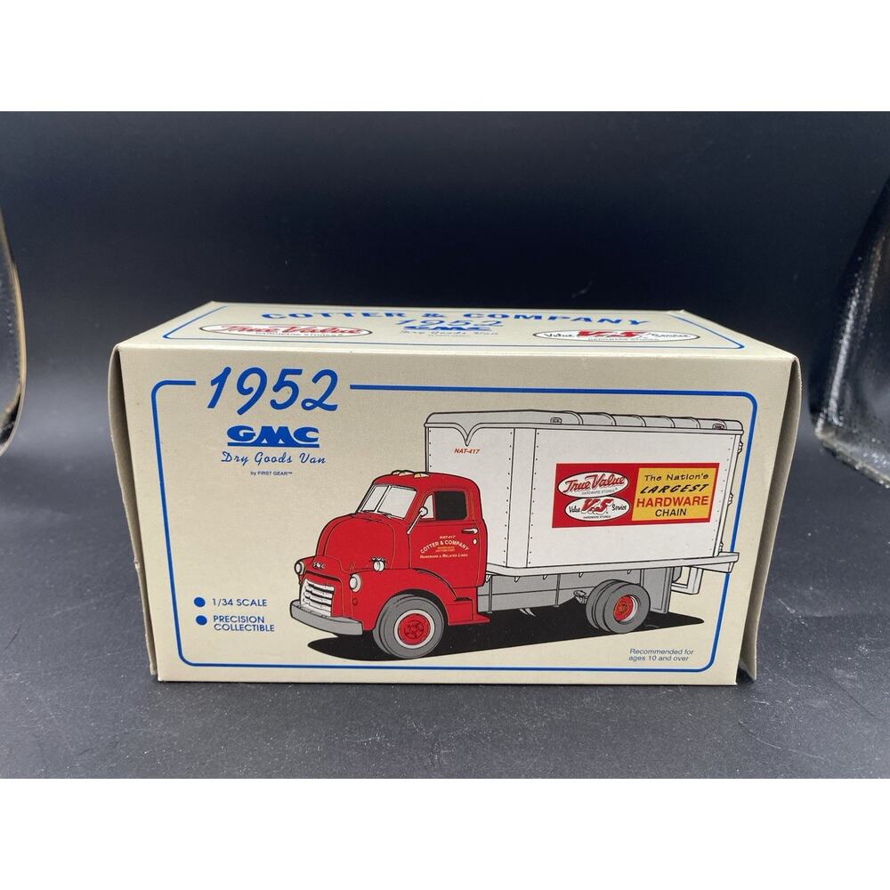 1994 First Gear 1952 GMC True Value Dry Goods Delivery Van 1/34 Diecast